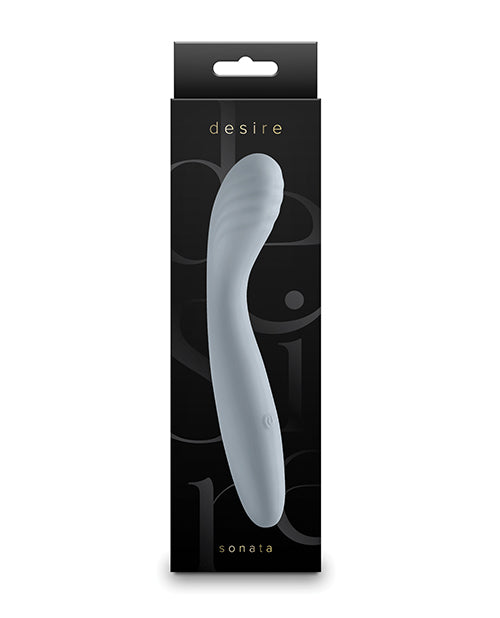 Ns Novelties Desire Sonata Vibrator, Fog (Grey), 3 Speeds, 7 Functions