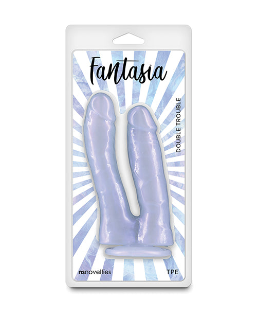 Ns Novelties NSN-0385-37 Fantasia Double Trouble Dildo, TPE