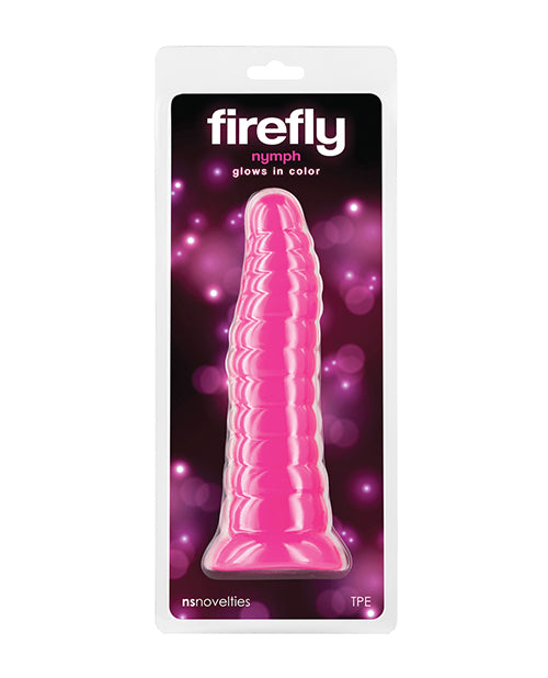 Ns novelties NSN-0479-04 Firefly Nymph Glow in the Dark Dildo, Pink