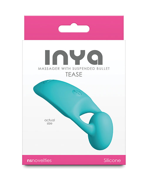 NS Novelties INYA Tease Vibrator, Teal – IPX7 Waterproof, USB Rechargeable