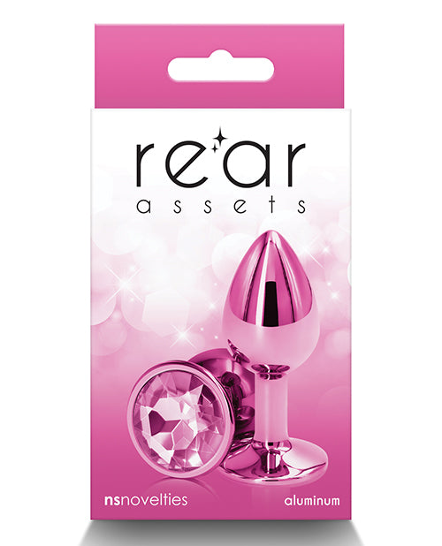 NS Novelties NSN-0964-04 Rear Assets Small Anal Toy, Pink Aluminum