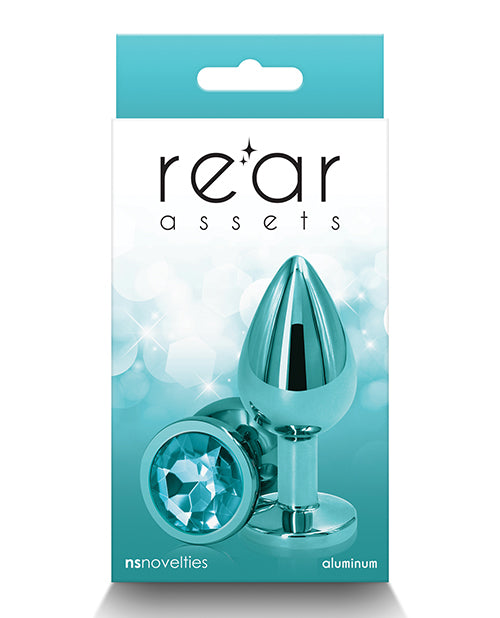 NS Novelties NSN-0964-17 Rear Assets Medium, Teal Aluminum