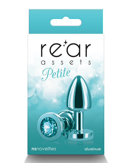 NS Novelties NSN-0966-07 Rear Assets Petite, Teal Aluminum Toy