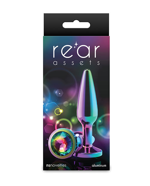 NS Novelties NSN-0969-29 Anal Toy, Rainbow, Aluminum