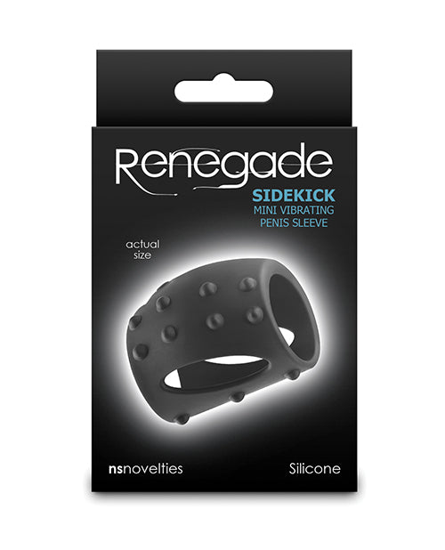 NS Novelties Renegade Sidekick Mini Vibrating Penis Sleeve, Body-Safe Silicone