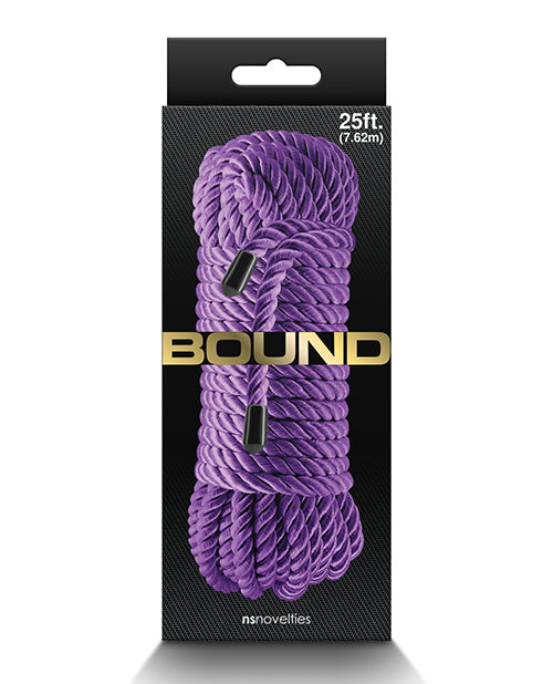 NS Novelties NSN-1300-05 Bound Rope, Purple, 25 ft