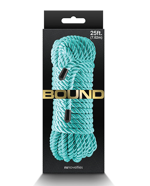 NS Novelties NSN-1300-08 Bound Rope, Green, 25 ft, Polyester