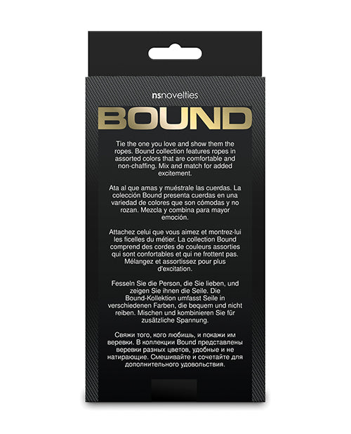 NS Novelties Bound 50 ft. Silver Polyester Roleplay Rope
