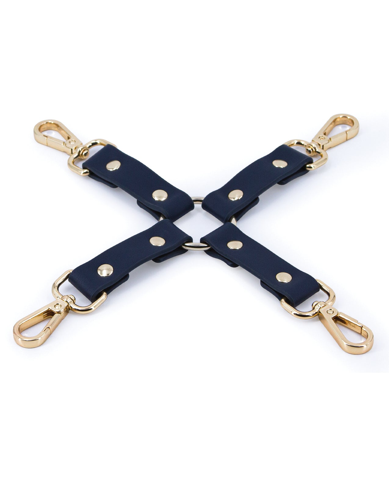 NS Novelties NSN-1306-67 Hog Tie, Blue Metal PU Leather