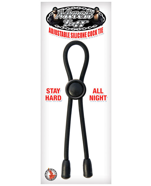 Nasstoys 2525-2 Mack Tuff Cock Tie, Vibrating, Adjustable, Clear