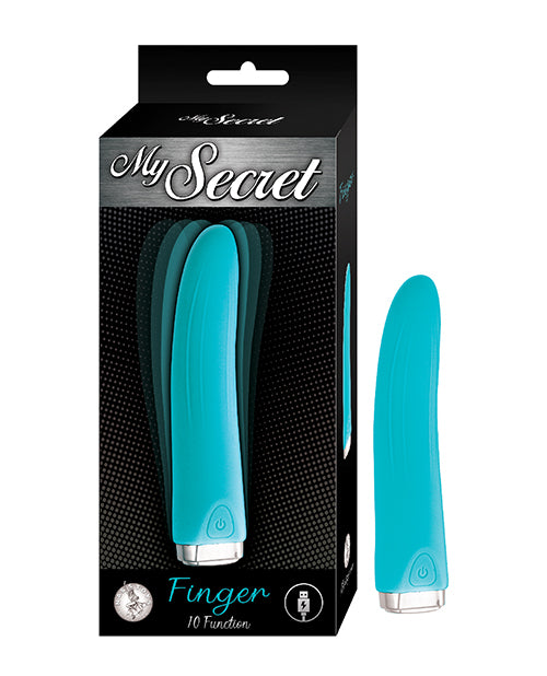 Nasstoys My Secret Finger, Aqua, 10 Functions