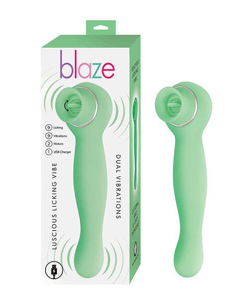 Nasstoys Blaze Luscious Licker Vibe, Mint – Dual-Ended, 18 Functions