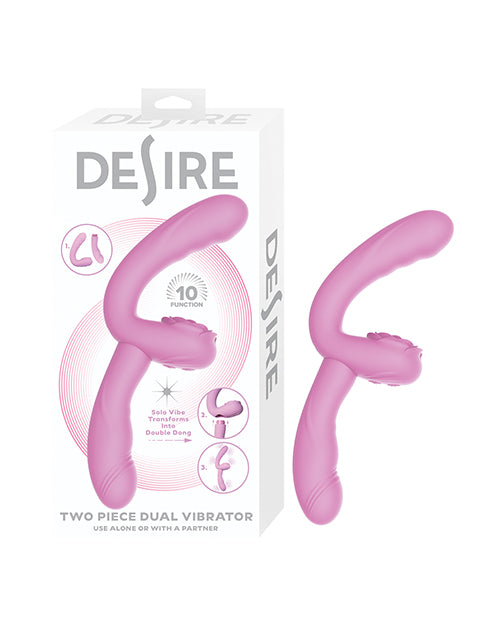 Nasstoys Desire Two-Piece Dual Vibrator, Lavender