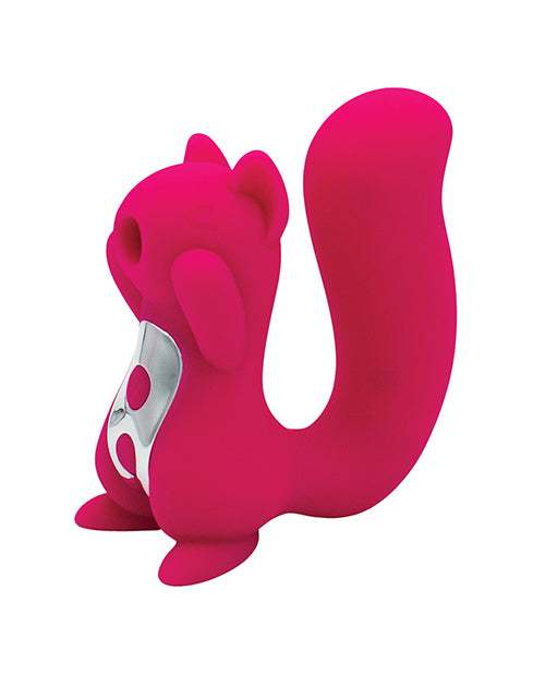 Like A Kitten 9102 Screaming Squirrel Toy, Pulsating, Vibrating, Hot Pink