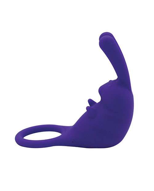 Like A Kitten 9104 Cock Ring & Bullet Vibrator, Purple