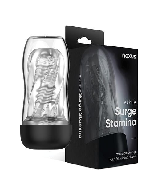 Nexus 321805 Alpha Surge Stamina Sleeve, ABS Plastic, TPE