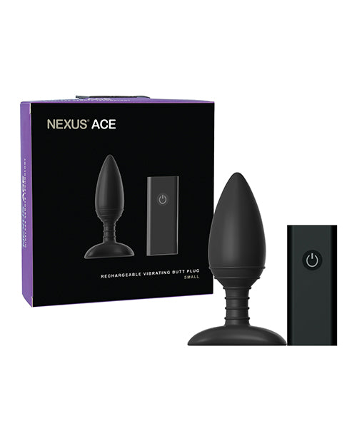 Nexus Ace Small Remote Control Vibrating Butt Plug, Silicone & Rechargeable