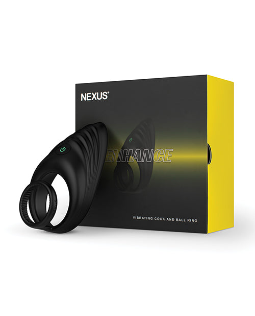 Nexus Enhance Vibrating Cock & Ball Ring, 6 Modes, USB Rechargeable