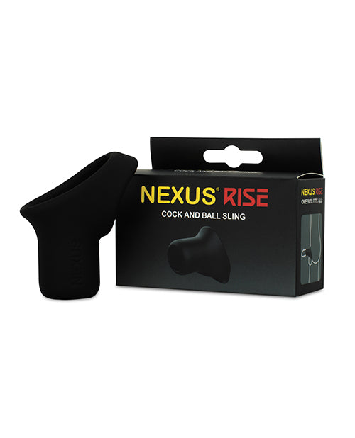 Nexus RIS001 Liquid Silicone Cock & Ball Sling, Black
