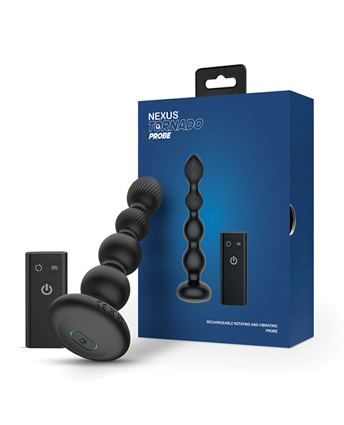 Nexus Tornado Probe, Rotating & Vibrating Butt Plug – Waterproof & Rechargeable