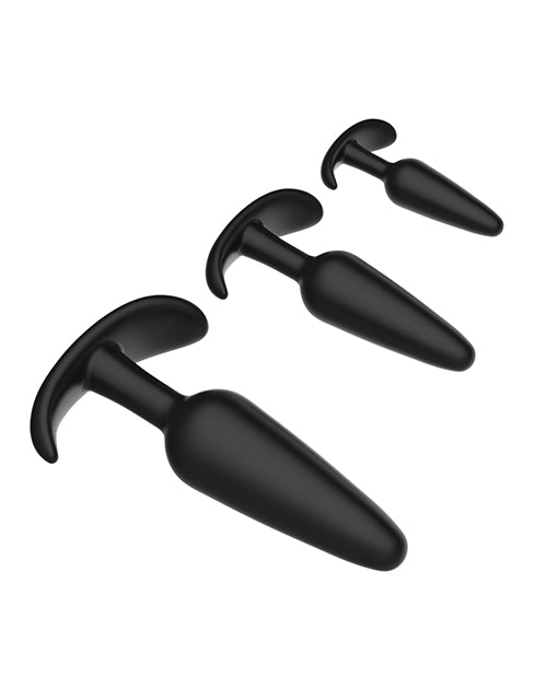 Our Erotic Journey Curious Level Up Anal Trainers, 3-Piece Silicone Anchor Set