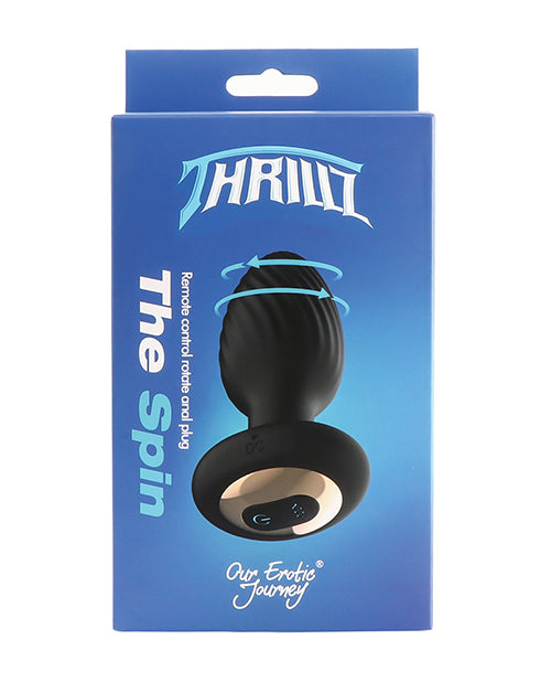 Our Erotic Journey The Spin Rotating Anal Plug with Remote, IPX7 Waterproof