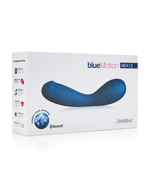 Doc Johnson 0993-05-BX Blue Motion Nex 2 2nd Gen Vibrator, Navy