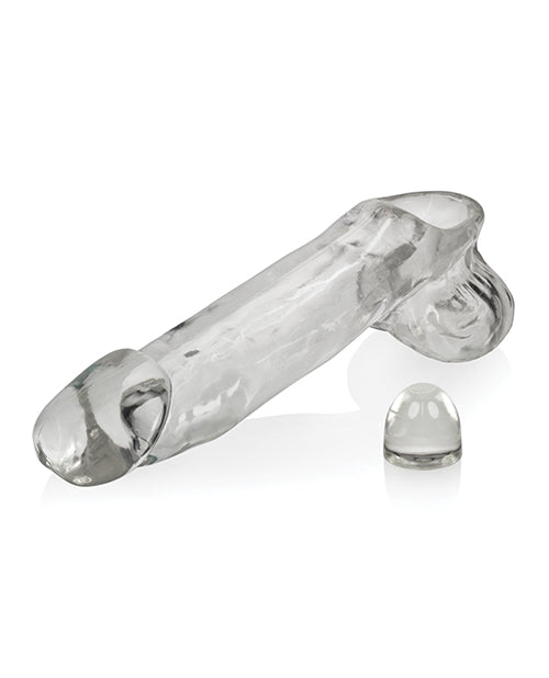 Oxballs OX-1319-CLR Daddy Cocksheath, Clear TPR
