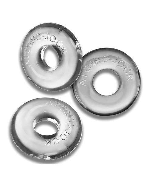Oxballs and Hunky Junk OX-1324-CLR Ringer Donut, Clear 3-Pack