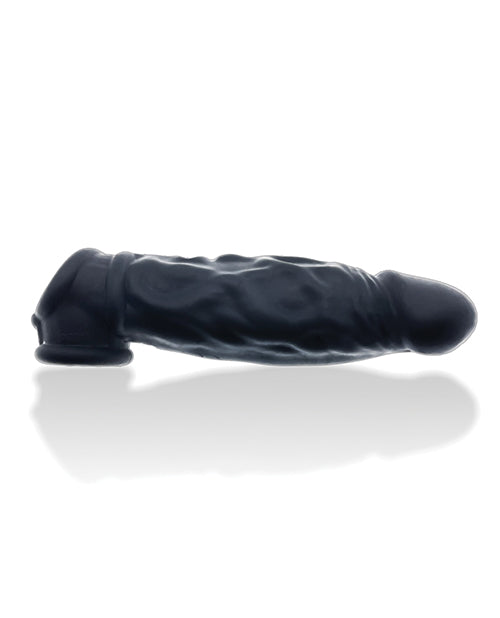 Oxballs and Hunky Junk OX-3029-NGT Butch Cocksheath, Silicone Black