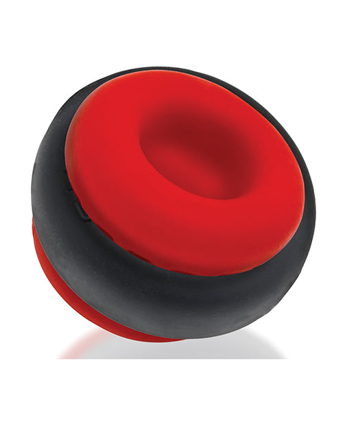 Oxballs OX-3069-REDBLK UltraCore Ball Stretcher w/Axis Ring, Silicone