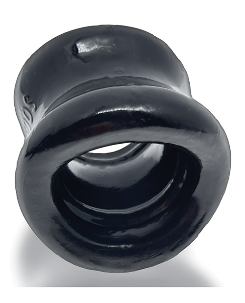 Oxballs OX-3077-BLK Mega Squeeze Ergofit Ballstretcher, Black Silicone TPR