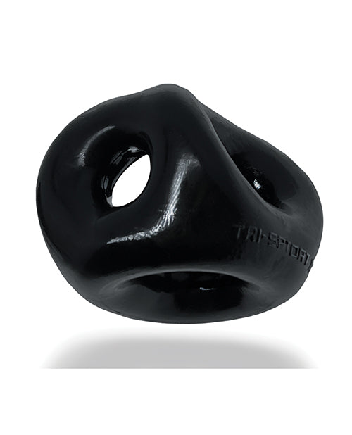 Oxballs OX-3078-BLK Tri Sport XL 3 Ring Sling, Black TPR
