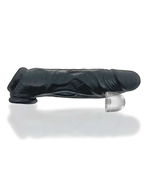 Oxballs OX-3090-BLKICE Dicker Adjust-Fit Extender, Black Silicone