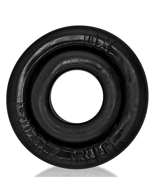 Oxballs OX-3205-BLK Rimz Big Single Ring, Black TPR Comfort-Fit