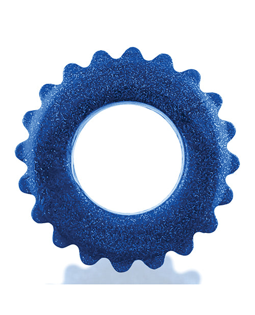 Oxballs OX-3207-BLF Plushy Single Ring, Blue Fire TPR