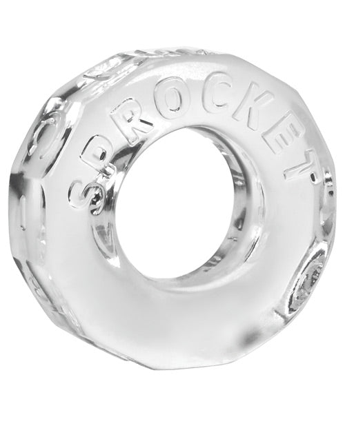 Oxballs AJ1043-CLR Atomic Jock Sprocket Cockring - Clear