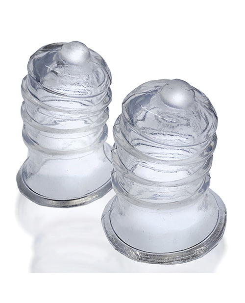 Oxballs and Hunky Junk HUJ-111-CLR Elong Nipsuckers, Clear TPR