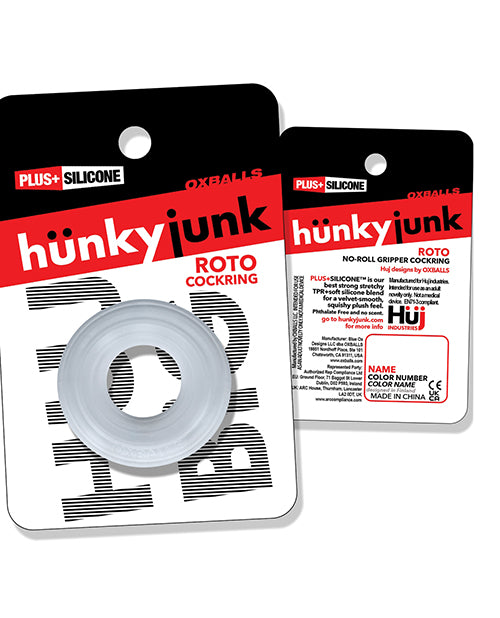 Oxballs and Hunky Junk Roto Cockring, Clear