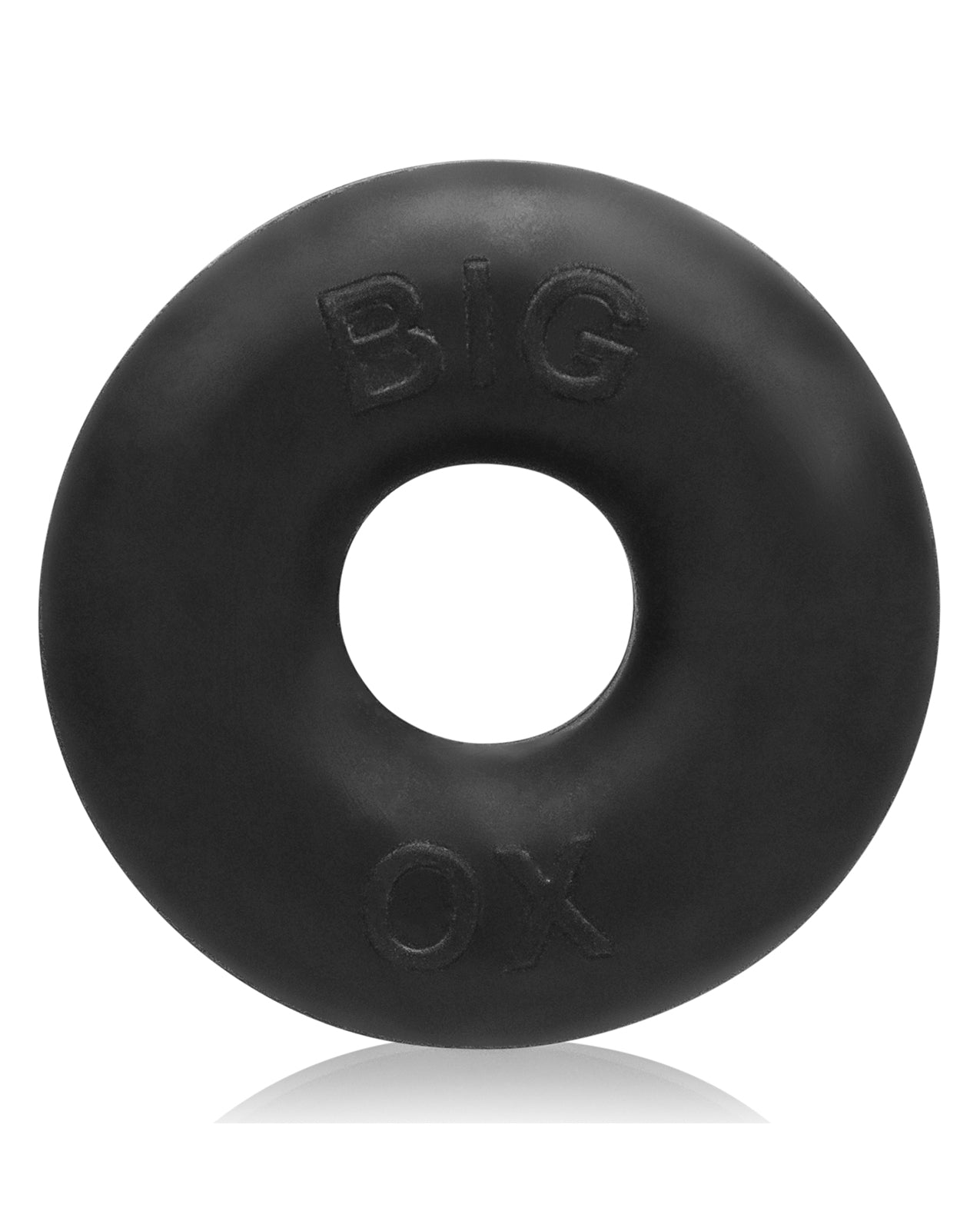 Oxballs OXS-3022-BL.IC Big Ox Cockring - Black, Silicone/TPR, Ball Stretcher