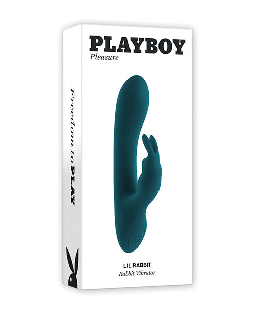 Evolved PB-RS-1591-2 Lil Rabbit Vibrator, Teal, 7 Speeds