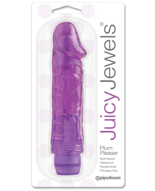 Pipedream Juicy Jewels Plum Pleaser Vibrator, Multi-Speed & Waterproof