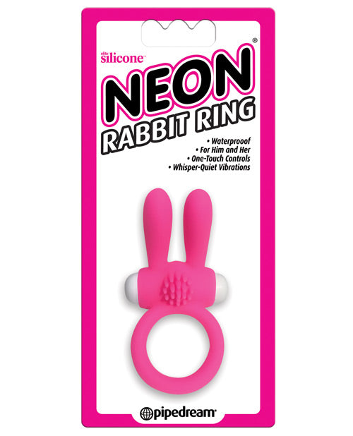 Pipedream Products 201611 Neon Luv Touch Rabbit Ring, Silicone