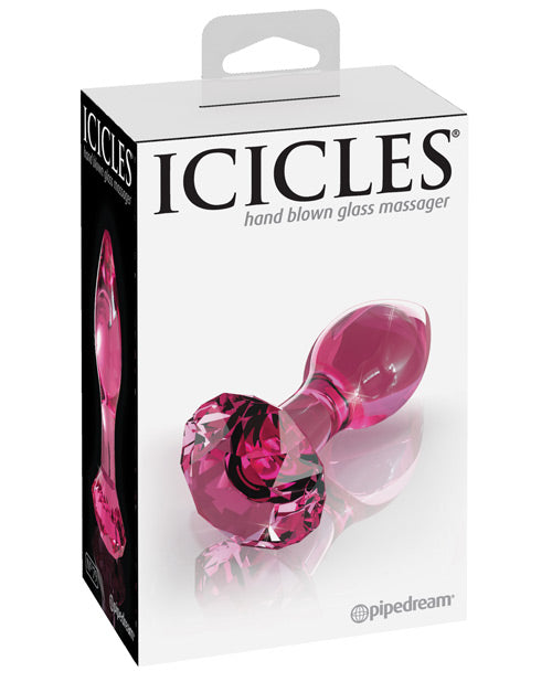 Pipedream Products 287900 Icicles No. 79 Diamond Butt Plug, Pink
