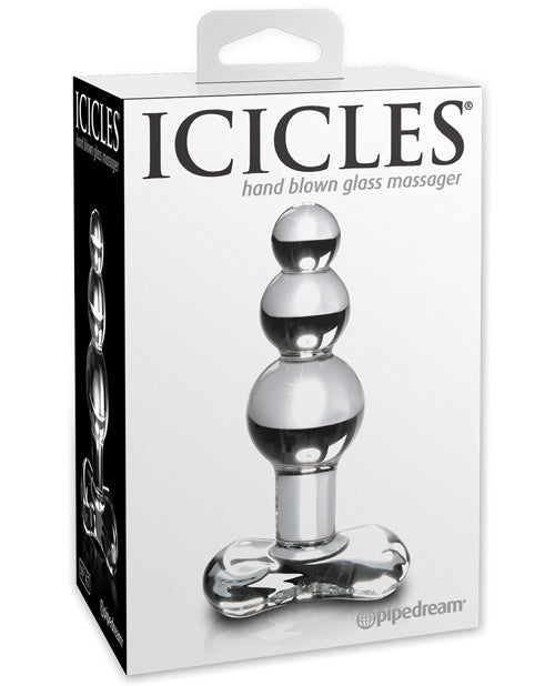 Pipedream Products 294700 Icicles No. 47 Hand Blown Glass Butt Plug, Clear