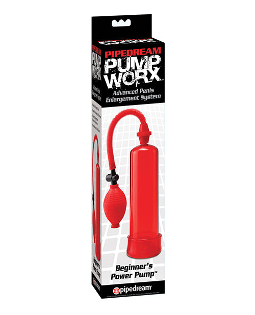Pipedream Products 326015 Beginner's Power Pump, Red PVC