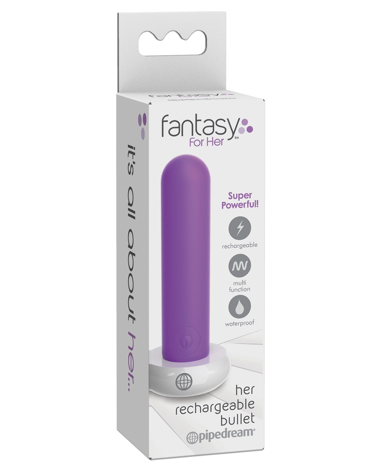 Pipedream Products 494112 Fantasy For Her Rechargeable Bullet, Purple