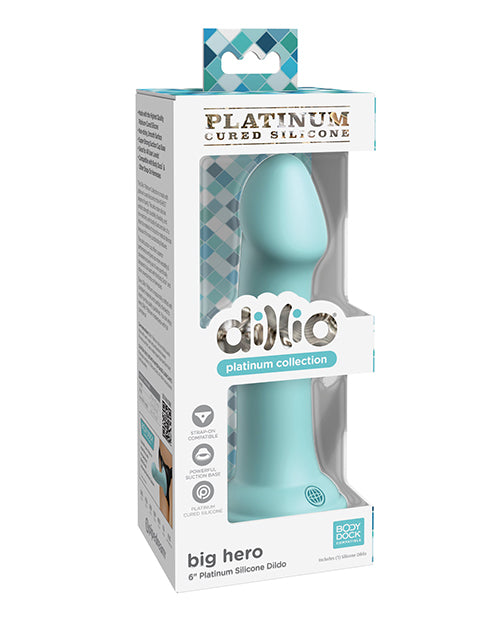 Pipedream Products 538514 Dillio Platinum 6" Big Hero Dildo, Teal