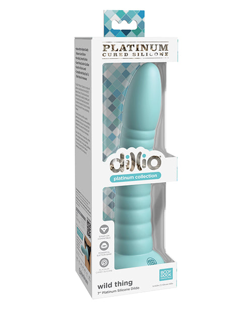 Pipedream Products 538614 Dillio Platinum Wild Thing Dildo, 7" Teal Silicone