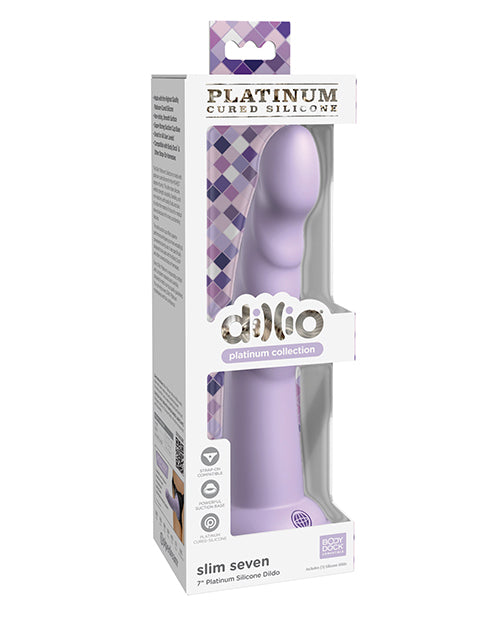 Pipedream Products 538712 Dillio Platinum 7" Silicone Dildo, Purple